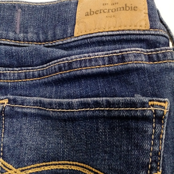 Abercrombie Kids Distressed Girls Jeans Size 12 - Picture 6 of 7